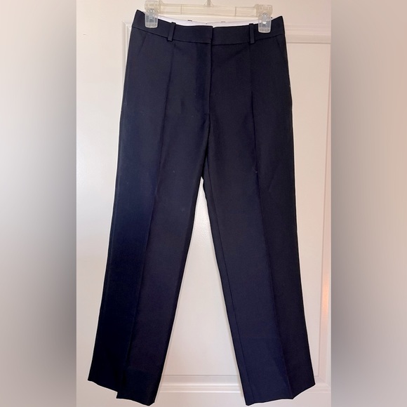NWOT Victoria Beckham | Pleated Grain de Poudre Wool Straight-Leg Pants … - Picture 2 of 11
